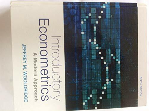 Introductory Econometrics: A Modern Approach