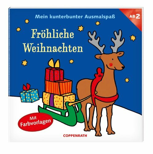 Mein kunterbunter Ausmalspaß: Fröhliche Weihnachten: (Verkaufseinheit) (Kreativ- und Sachbücher)