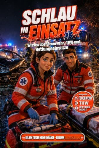 Schlau im Einsatz - Wissen über Feuerwehr, THW und Rettungseinsätze - Sanitäter Edition: Unnützes Wissen für Sanitäter – 150 skurrile Fakten über ... und Blaulichteinsätze – Perfektes Geschenk