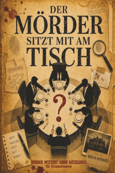 Murder Mystery Krimi Rätselbuch für Erwachsene: Ein Mordfall in sieben Etappen – Indizien prüfen, Alibis widerlegen, den Täter überführen. Ohne Vorwissen lösbar (Krimi Rätsel - Herrenhaus Rabenstein)