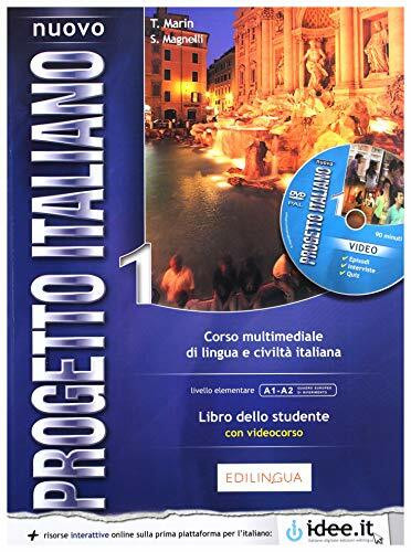 Libro dello Studente m. DVD: Niveau A1-A2 (NUOVO PROGETTO ITALIANO)