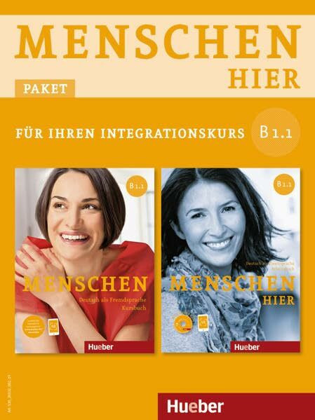 Menschen hier B1/1: Deutsch als Zweitsprache / Paket: Kursbuch Menschen und Arbeitsbuch Menschen hier mit Audio-CD