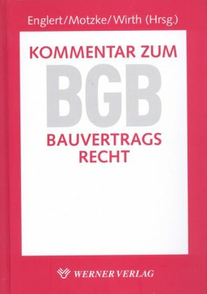 Kommentar zum BGB-Bauvertragsrecht