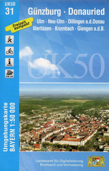 Günzburg, Neu-Ulm 1 : 50 000 (UK 50-31)
