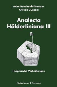 Analecta Hölderliniana III