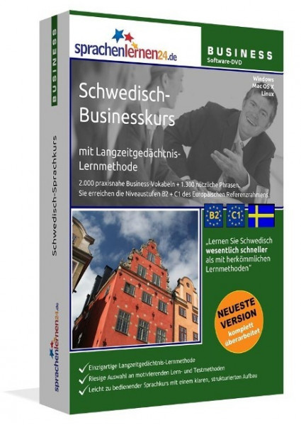 Sprachenlernen24.de Schwedisch-Businesskurs Software