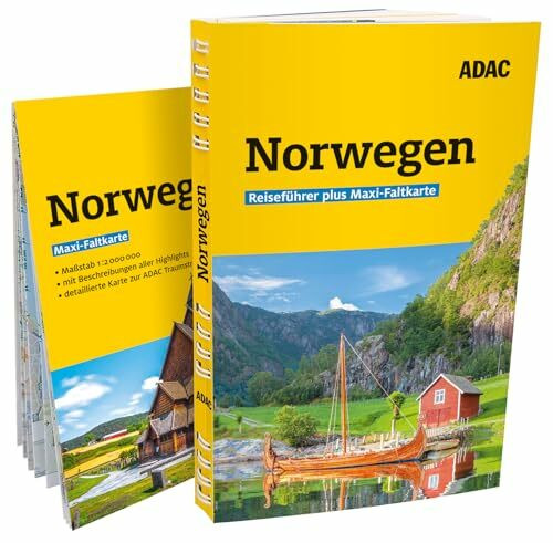 ADAC Reiseführer plus Norwegen: Mit Maxi-Faltkarte und praktischer Spiralbindung