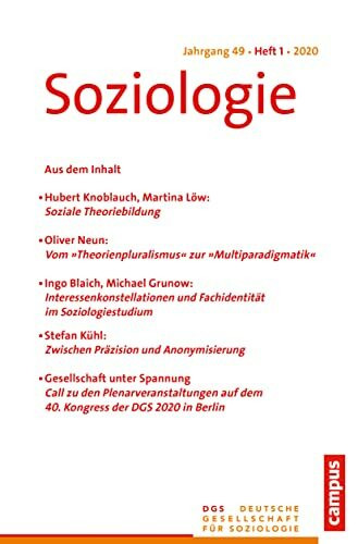 Soziologie 1/2020: Forum der Deutschen Gesellschaft für Soziologie (Soziologie, 202001)