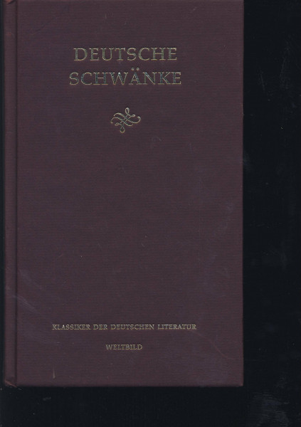 Deutsche Schwänke in einem Band