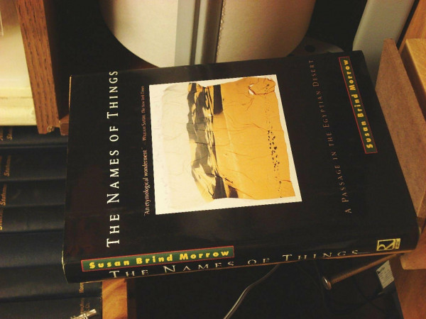 The Names of Things: A Passage in the Egyptian Desert: Life, Languages and Beginnings in the Egyptian Desert