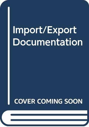 Import/Export Documentation