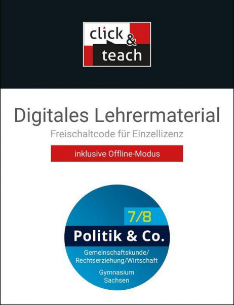 Politik & Co. Neu 1 Sachsen click & teach Box (Karte m. Code)