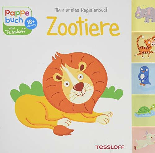 Mein erstes Registerbuch Zootiere: Für Kinder ab 18 Monaten (Bilderbuch ab 18 Monate)