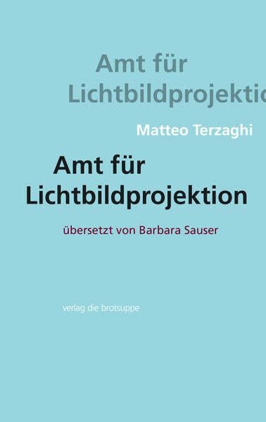Amt für Lichtbildprojektion: Ausgezeichnet mit dem Schweizer Literaturpreis 2014