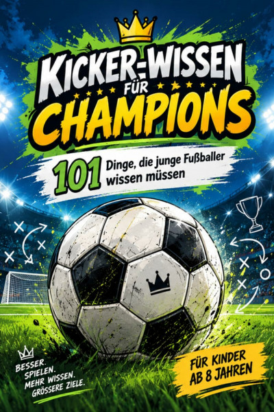 Kicker-Wissen für Champions: 101 Dinge, die jeder junge Fußballer ab 8 Jahren wissen muss