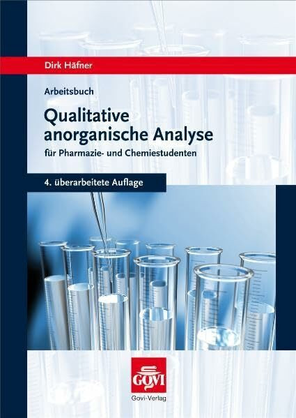 Arbeitsbuch qualitative anorganische Analyse: für Pharmazie- und Chemiestudenten