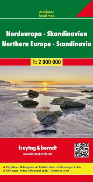 Nordeuropa Skandinavien 1 : 2 000 000. Autokarte