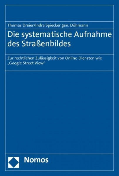 Die systematische Aufnahme des Straßenbildes