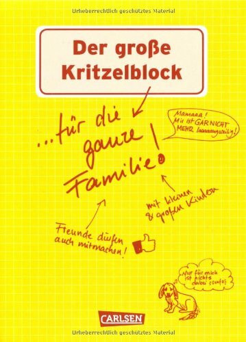 Der große Kritzelblock für die ganze Familie