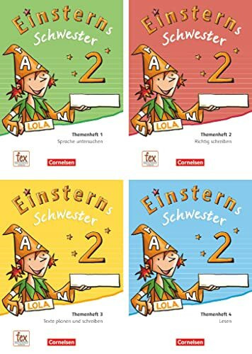 Einsterns Schwester - Sprache und Lesen - Neubearbeitung: 2. Schuljahr - Themenhefte 1-4 und Projektheft mit Schuber: Verbrauchsmaterial (Einsterns ... und Lesen - Ausgabe 2015, 2. Schuljahr)