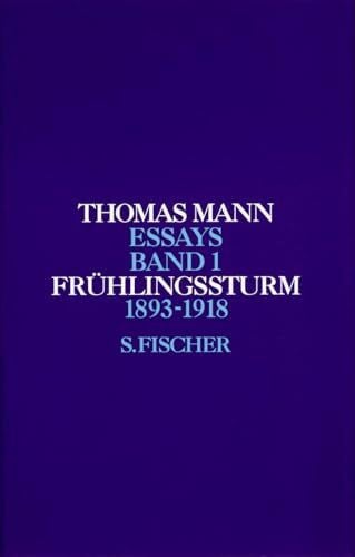 Frühlingssturm 1: 1893-1918