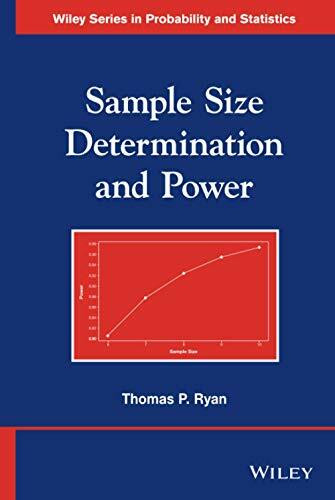 Sample Size Determination and Power (Wiley Series in Probability and Statistics)