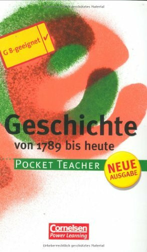 Pocket Teacher - Sekundarstufe I (mit Umschlagklappen): Geschichte: Von 1789 bis heute