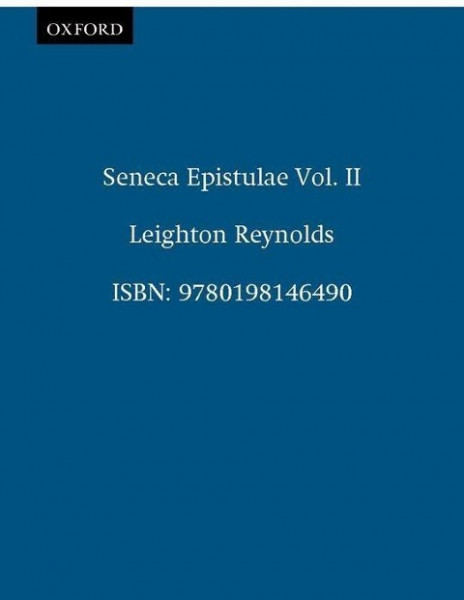 Epistulae Morales Vol. II