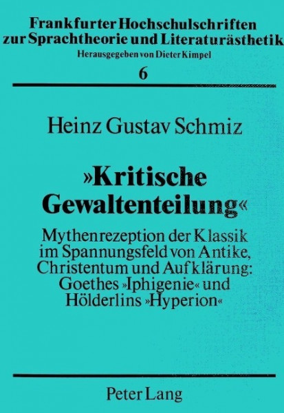 «Kritische Gewaltenteilung»