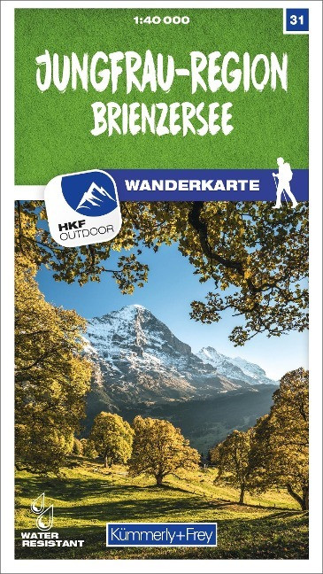 Jungfrau-Region / Brienzersee 31 Wanderkarte 1:40 000 matt laminiert