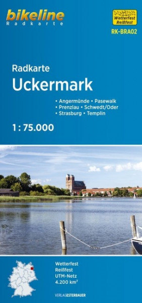 Radkarte Uckermark 1 : 75.000 (RK-BRA02)