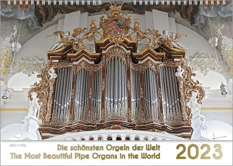 Der Orgelkalender, ein Musik-Kalender 2023, DIN A3