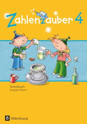 Zahlenzauber - Mathematik für Grundschulen - Ausgabe Bayern 2014 - 4. Jahrgangsstufe: Schulbuch mit Kartonbeilagen