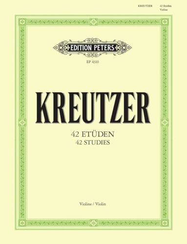 42 Etüden (Capricen): für Violine Solo