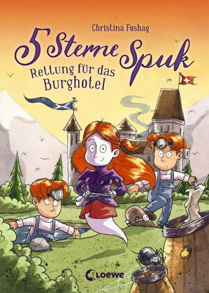 5 Sterne Spuk (Band 1) - Rettung für das Burghotel: Lustiges Kinderbuch mit bunten Illustrationen für Jungen und Mädchen ab 8 Jahre