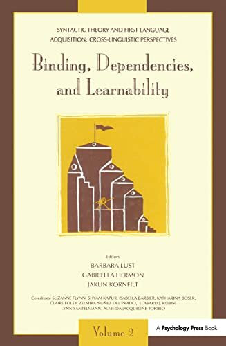 Syntactic Theory and First Language Acquisition: Cross-linguistic Perspectives -- Volume 1: Heads, Projections, and Learnability -- Volume 2: Binding, ... : Binding, Dependencies, and Learnability