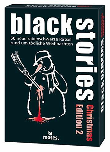 moses. black stories Christmas Edition 2 | 50 rabenschwarze Rätsel | Das Krimi Kartenspiel