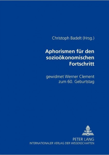 Aphorismen für den sozioökonomischen Fortschritt