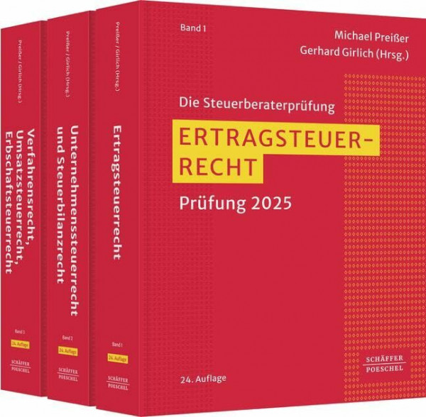 Die Steuerberaterprüfung: Prüfung 2025, Paket - Bände 1-3