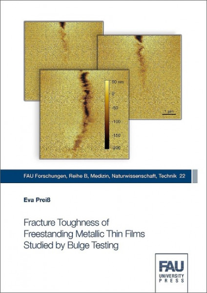 Fracture Toughness of Freestanding Metallic Thin Films Studied by Bulge Testing