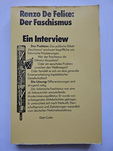 Der Faschismus. Ein Interview von Michael A. Ledeen