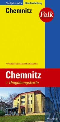 Falk Stadtplan Extra Standardfaltung Chemnitz 1:20 000
