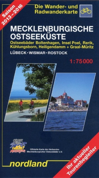 Mecklenburgische Ostseeküste Lübeck - Wismar - Rostock 1 : 75 000. Saison 2017-2019