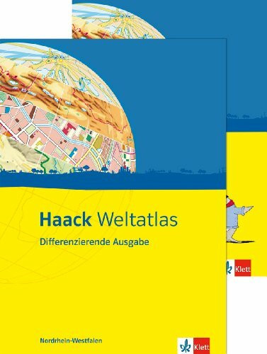 Haack Weltatlas. Differenzierende Ausgabe Nordrhein-Westfalen: Atlas mit Arbeitsheft Klasse 5-10: Mit Arbeitsheft Kartenlesen mit Atlasführerschein