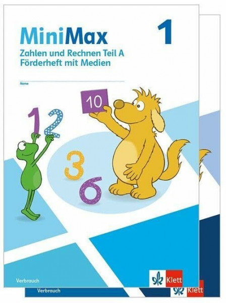 MiniMax 1: Paket Förderhefte mit Medien (Zahlen und Rechnen A & B) Klasse 1 (MiniMax. Ausgabe ab 2026)