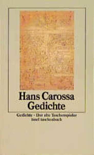Werke in Einzelausgaben. Zwölf Bände in Kassette: 1: Gedichte. Der alte Taschenspieler (insel taschenbuch)