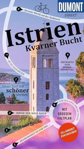 DUMONT direkt Reiseführer Istrien, Kvarner Bucht: Mit großem Faltplan
