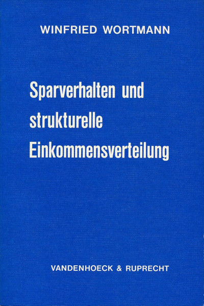 Sparverhalten und strukturelle Einkommensverteilung