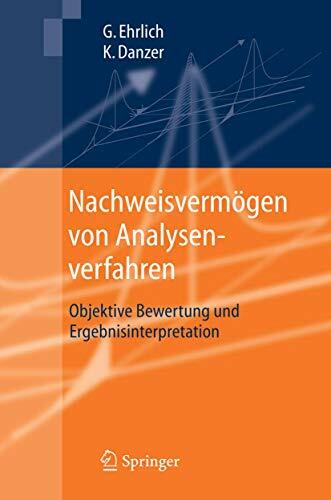 Nachweisvermögen von Analysenverfahren: Objektive Bewertung und Ergebnisinterpretation Nachweisvermögen von Analysenverfahren: Objektive Bewertung und Ergebnisinterpretation