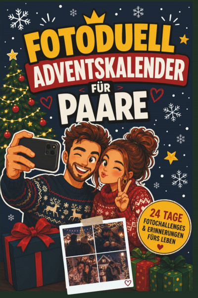 Foto-Duell Adventskalender für Paare: 24 Tage - 24 Foto-Challenges für mehr Spaß, Nähe und unvergessliche Weihnachten
